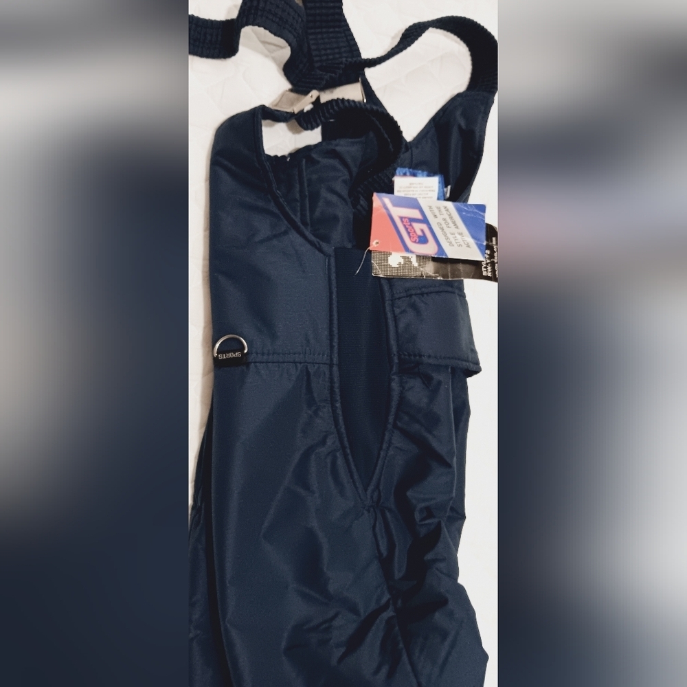 NWT GT Youth Navy Blue Snow Overalls Size XL 14/16 - Picture 7 of 11